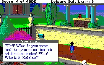 Leisure Suit Larry 3 - Passionate Patti in Pursuit of the Pulsating Pectorals_Disk2 screen shot game playing